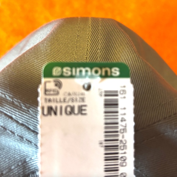 Tentree unisex gray organic cotton embroidered ocean waves dad cap hat NWT - Picture 5 of 8